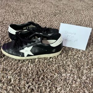 Golden Goose Black and White Sneakers
